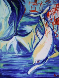delphin im netz